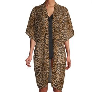 Lulla Collection by Bindya Leopard Print Kimono